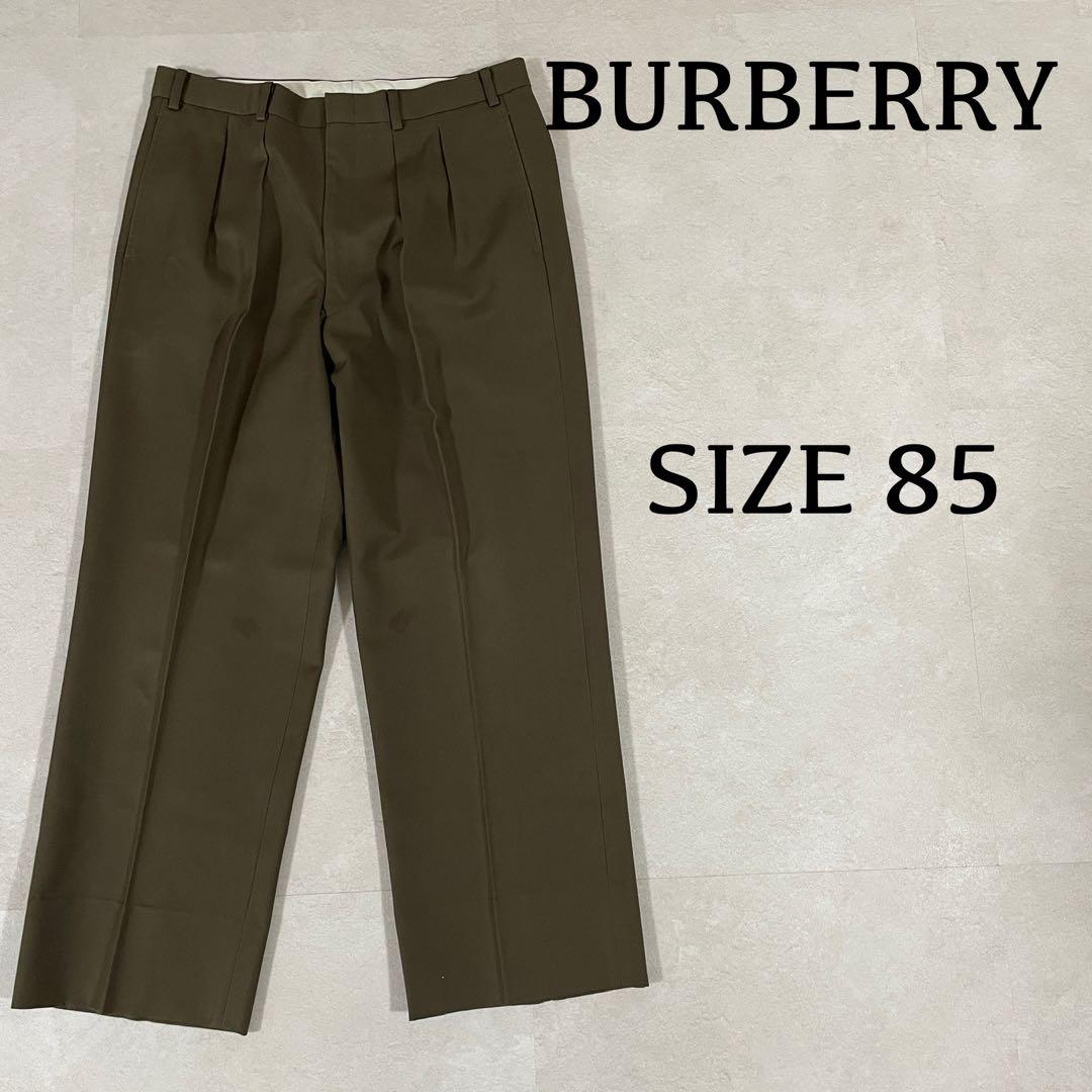 90s BURBERRY スラックス パンツ サイズL カーキ – OMNISTYLE