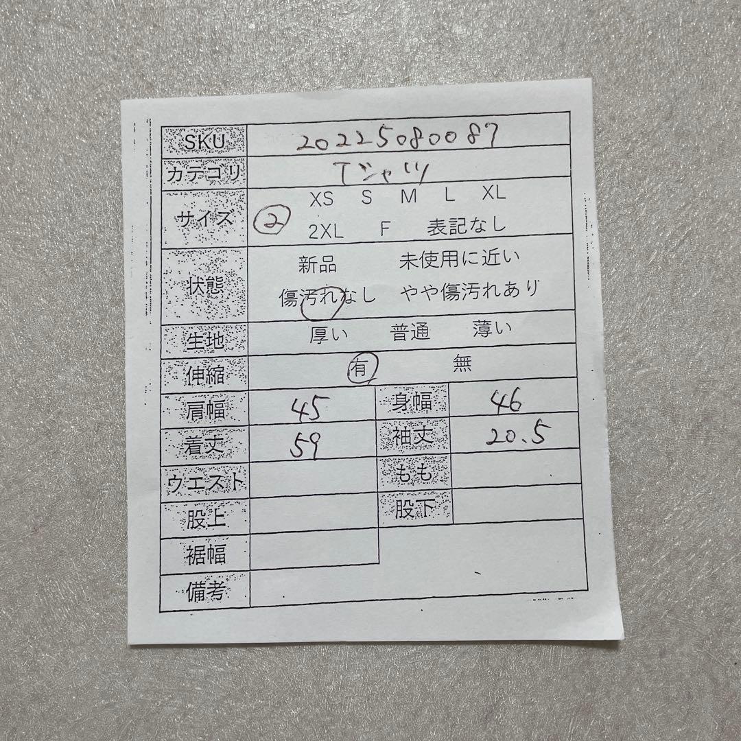 【美品】BURBERRY BLACK LABEL半袖Tシャツ サイズ2