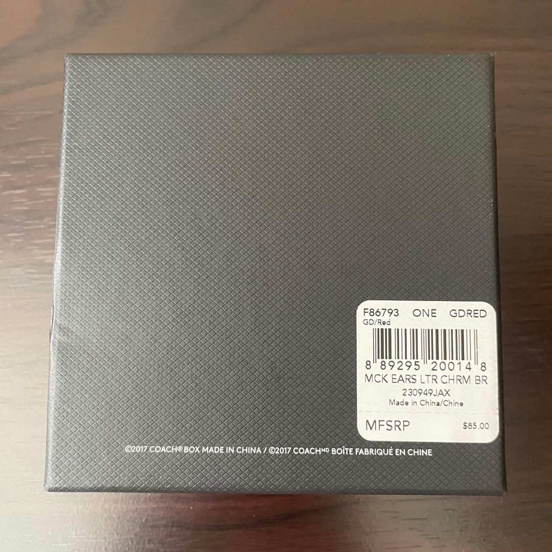 【希少限定コラボ】訳あり新品 COACH×DISNEY レザーブレスレット 箱付