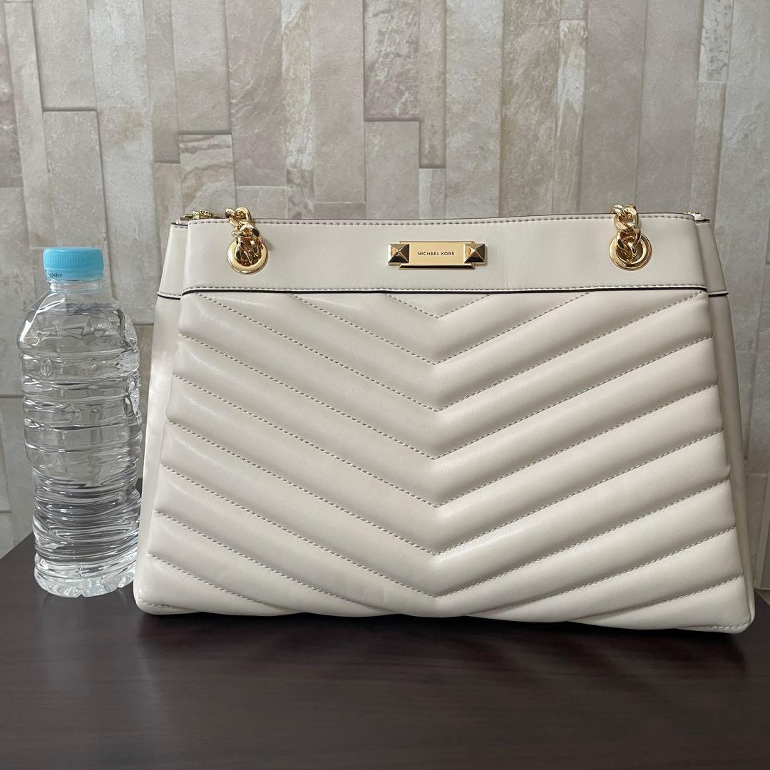 訳あり新品 MICHAEL KORS トートバッグ ホワイト