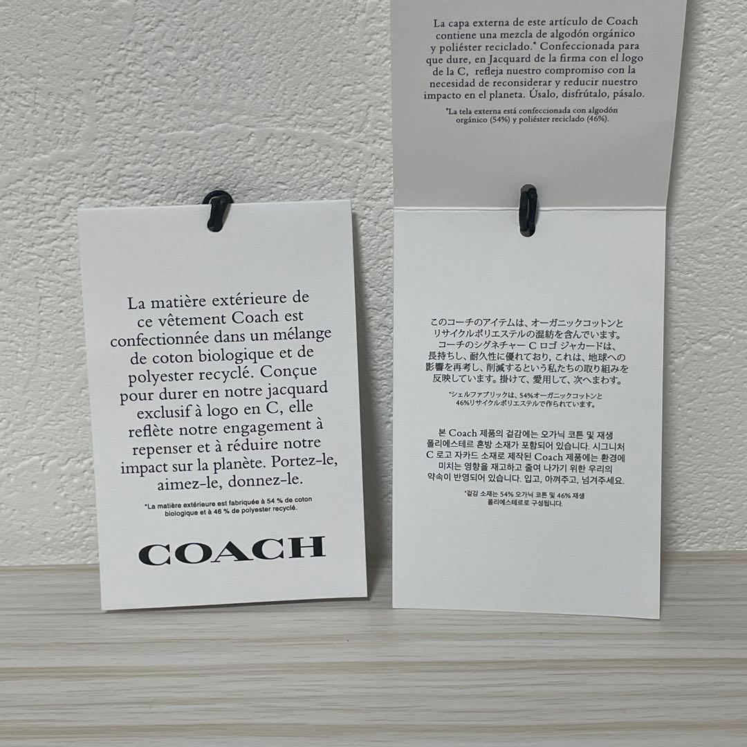 訳あり新品 COACH 二つ折り財布 ライトブルー シグネチャー