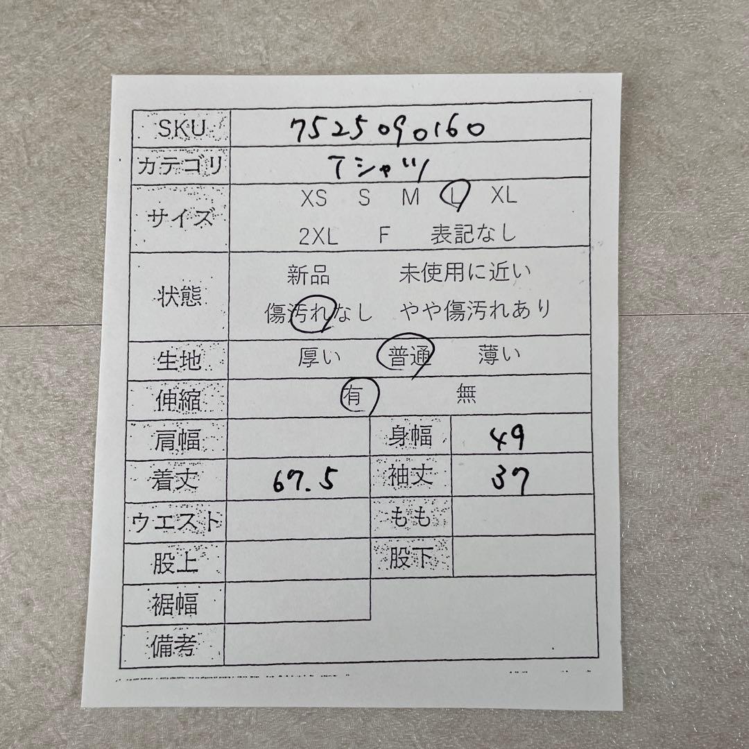 【美品】HYDROGEN 半袖Tシャツ スカルロゴ サイズL バイカラー