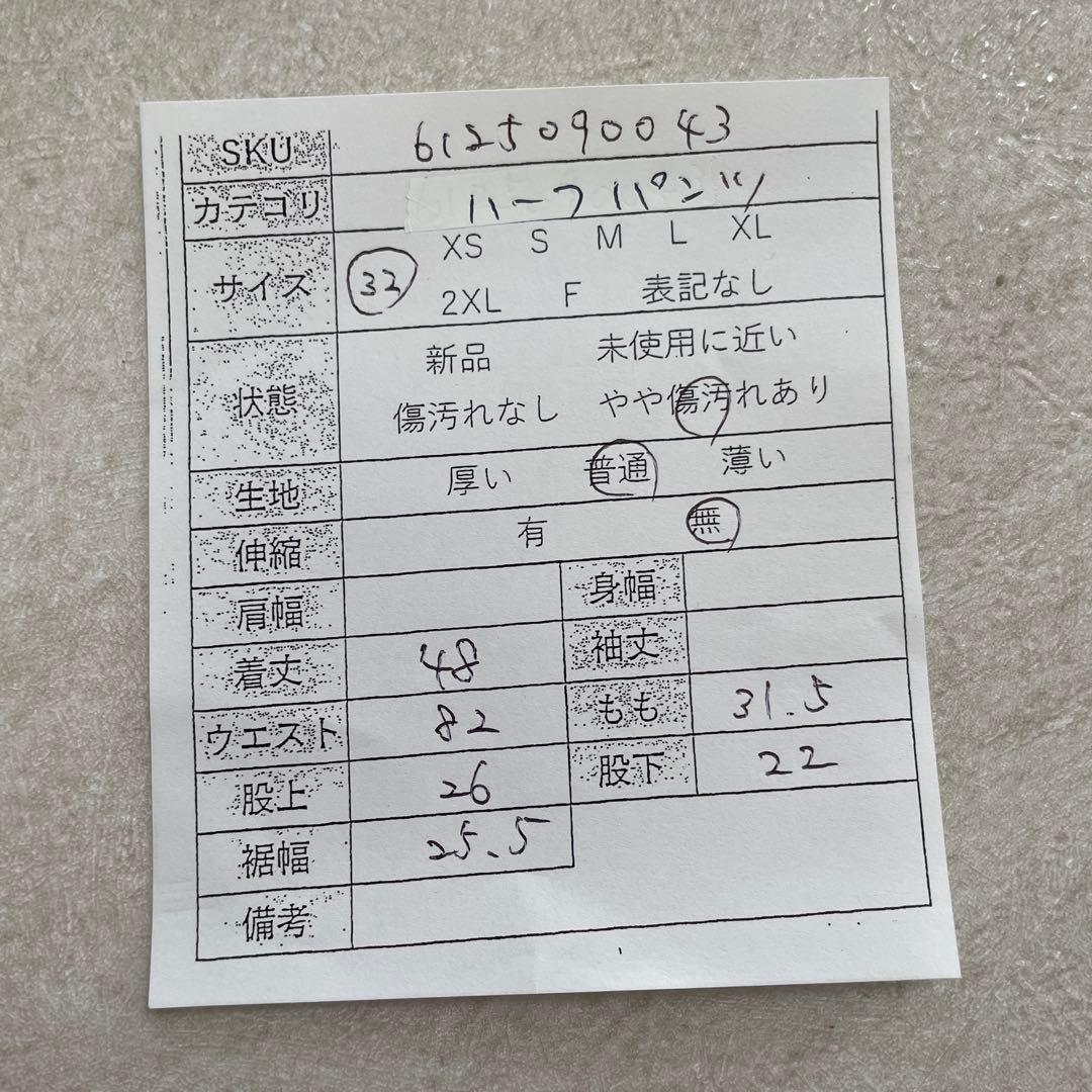 90s POLO RALPH LAUREN ハーフパンツ 32 ネイビー 総柄