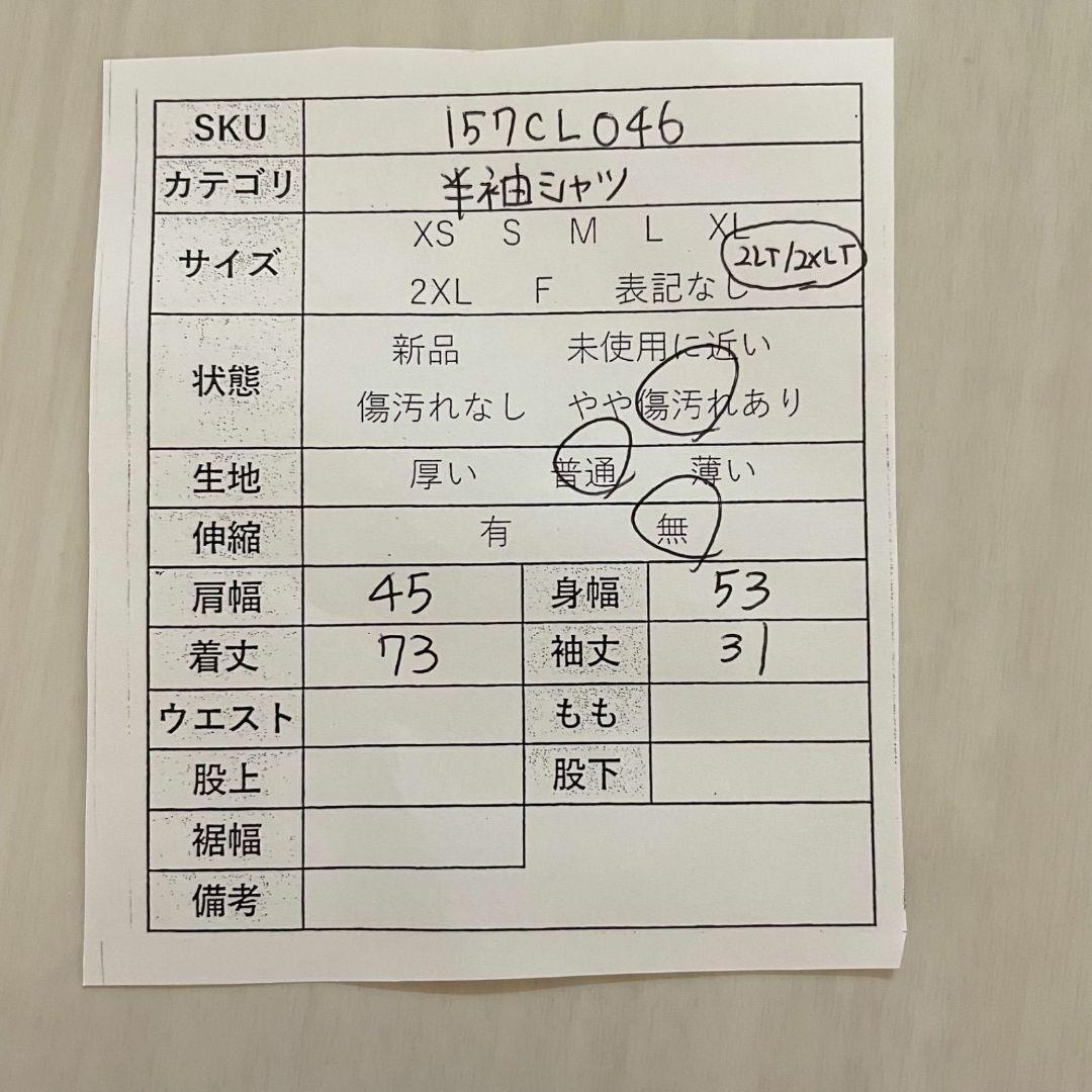 ラルフローレン メンズ 半袖 シャツ 2LT/2XLTサイズ ブルー系