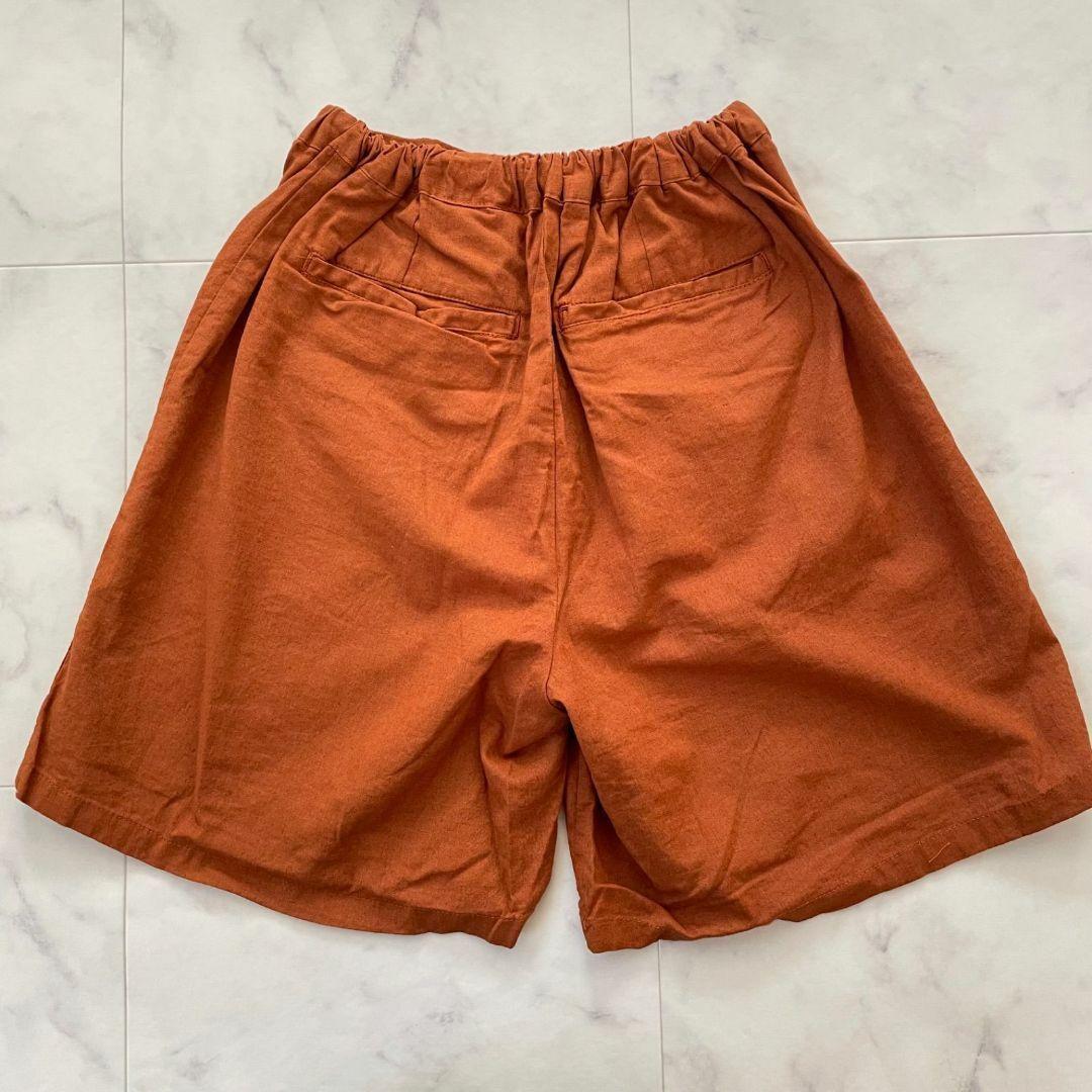 【新品未使用】ミーンヌナ レディース ショートパンツ Mサイズ ブラウン 無地