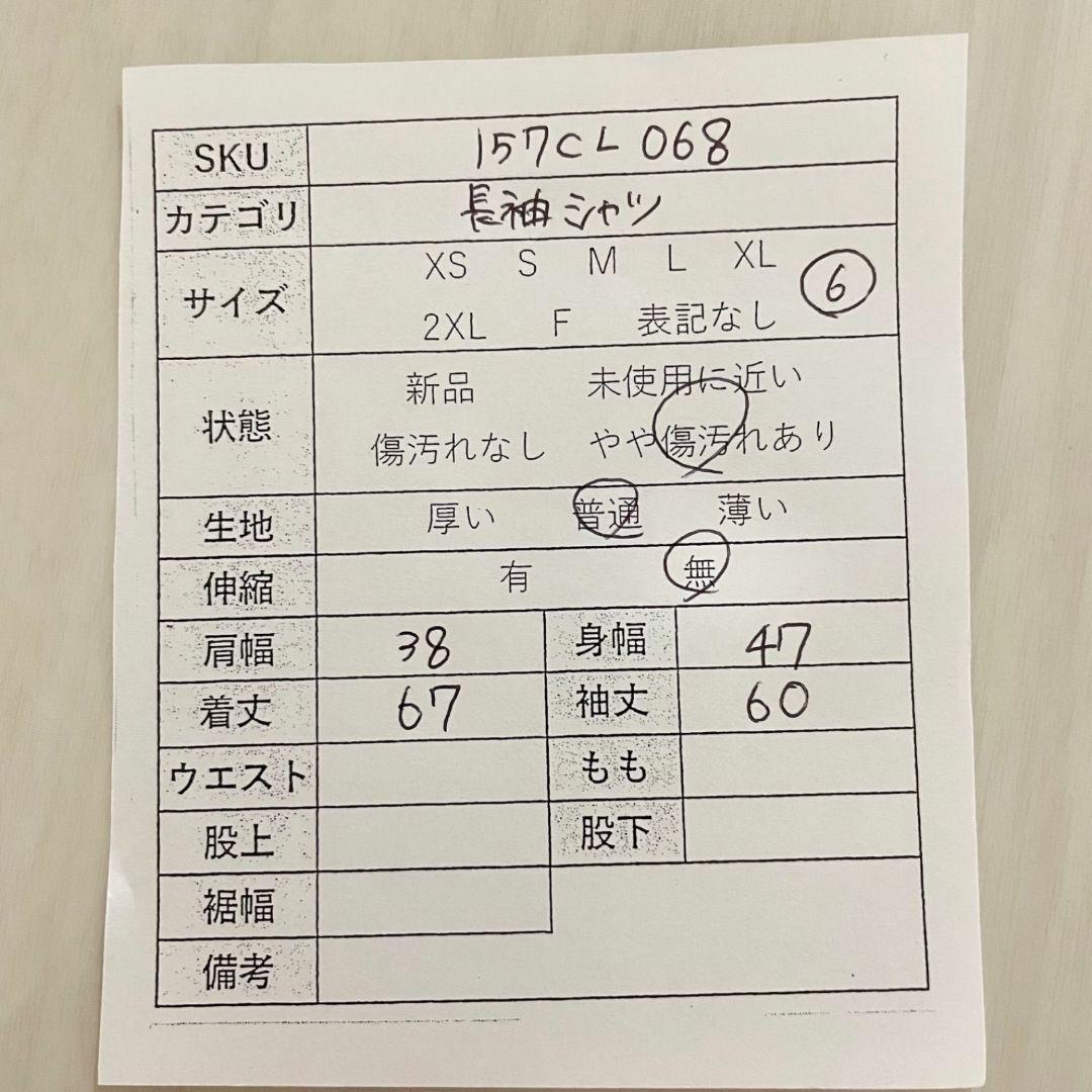 90s ラルフローレン レディース 長袖 シャツ ホワイト 袖ポニー刺繍