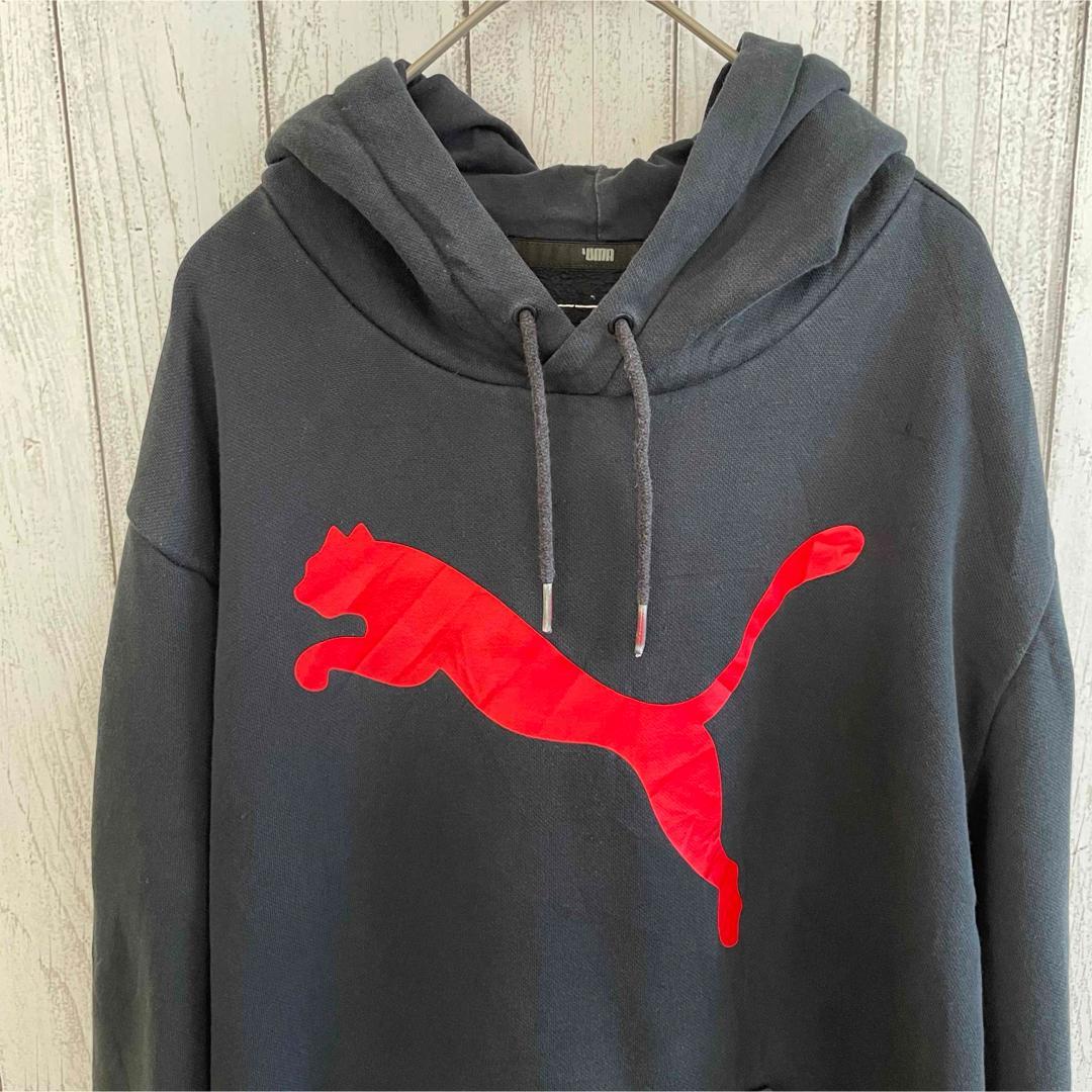 PUMA プーマ メンズ 長袖パーカー Mサイズ ブラック