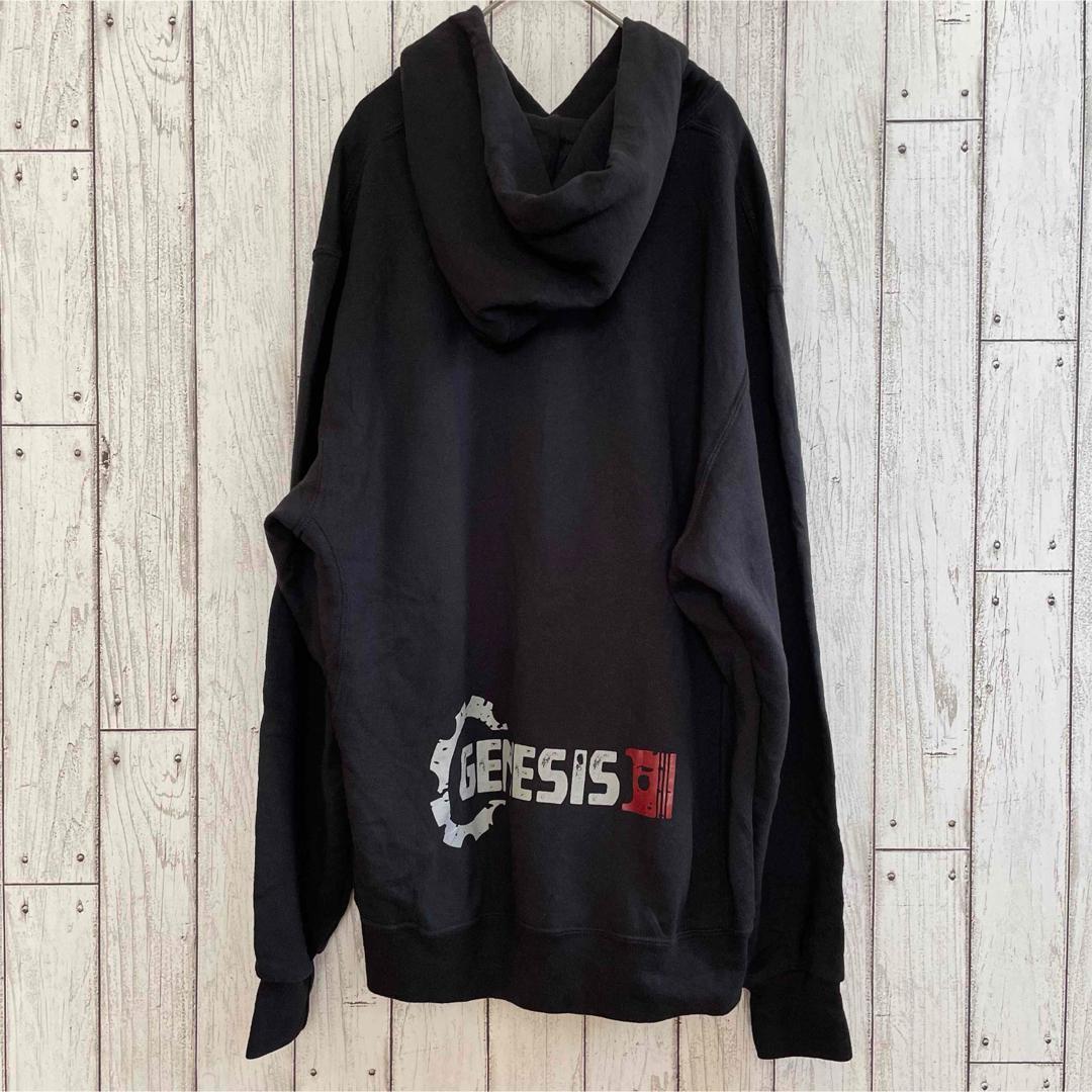 【美品】RUSSELL ラッセル メンズ 長袖パーカー Lサイズ ブラック