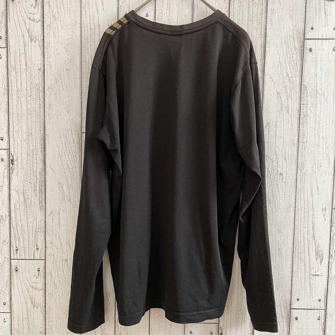 【美品】adidas ロングTシャツ Lサイズ ブラック