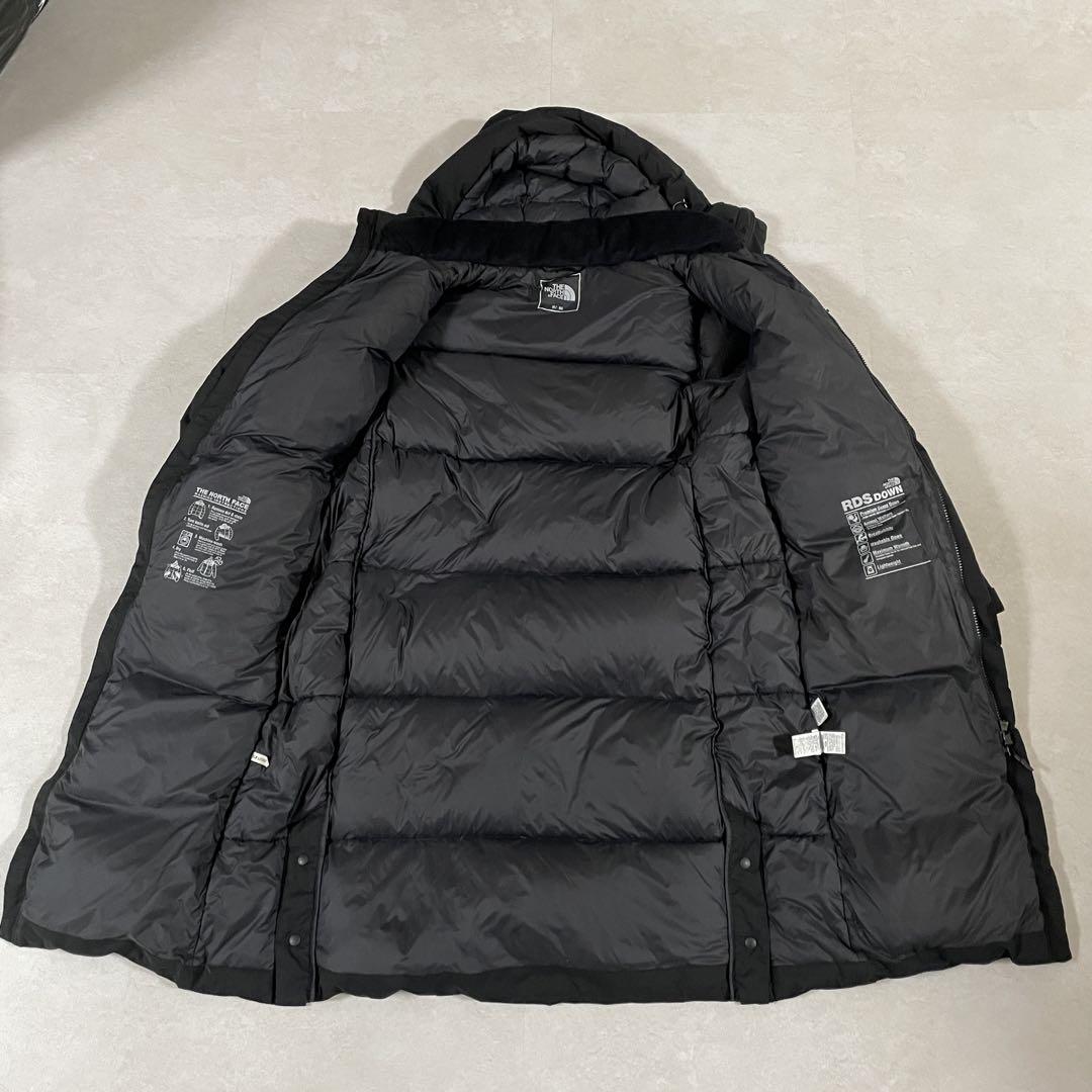 THE NORTH FACE ロングダウンジャケット DRYVENT 黒色 M