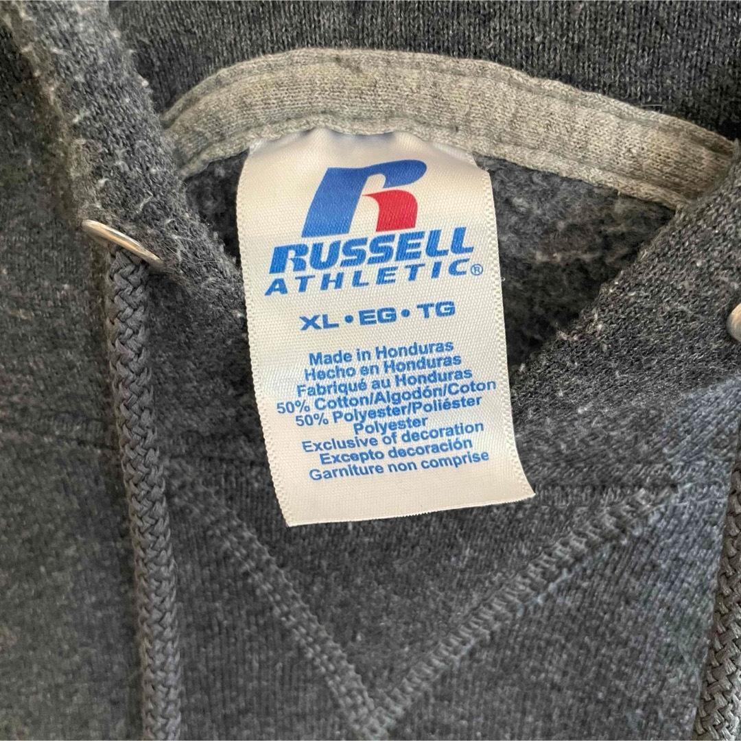 RUSSELL ラッセル メンズ 長袖パーカー XLサイズ グレー