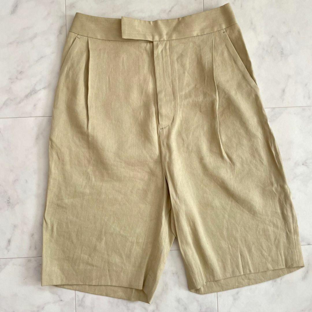 【新品未使用】INED イネド レディース ハーフパンツ 7サイズ ベージュ