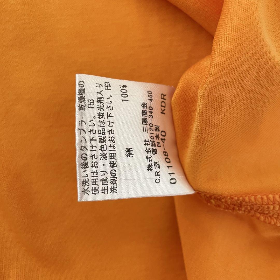 BURBERRY 半袖ポロシャツ 3サイズ オレンジ