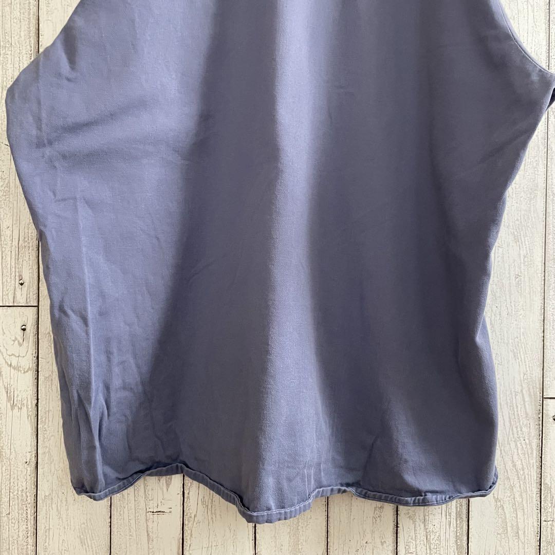 【美品】CINTAS 半袖ワークシャツ XLサイズ ブルー