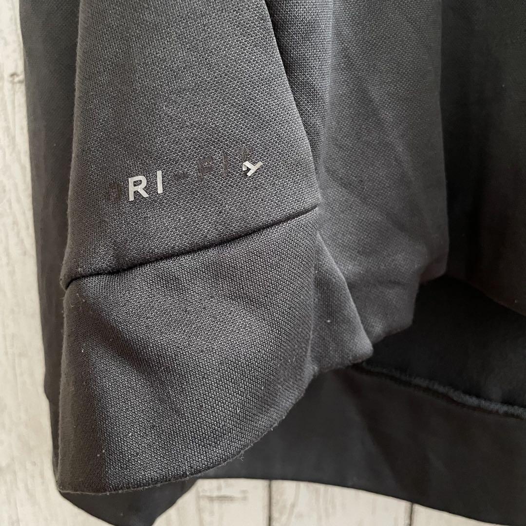 【美品】NIKE ナイキ パーカー DRI-FIT Mサイズ ブラック サッカー