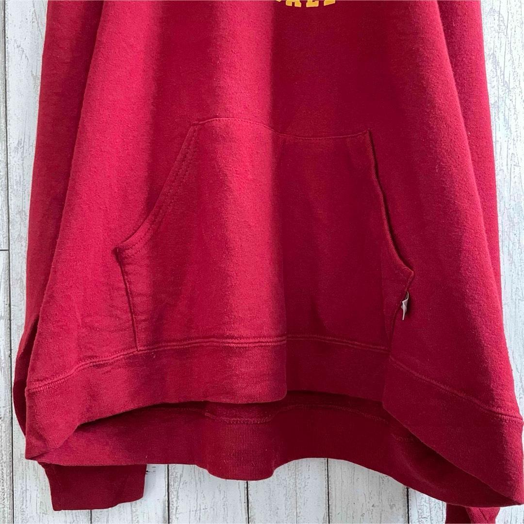 RUSSELL ラッセル メンズ 長袖パーカー XLサイズ レッド