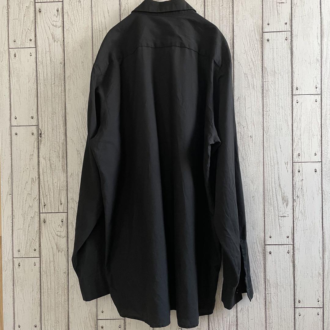 古着 RED KAP 長袖ワークシャツ XLサイズ ブラック