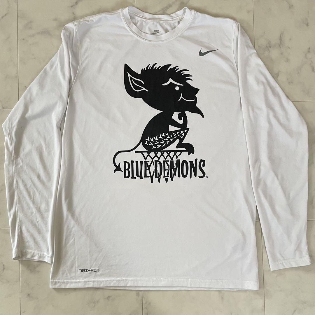 【美品】NIKE 長袖Tシャツ Lサイズ ホワイトDRI-FIT