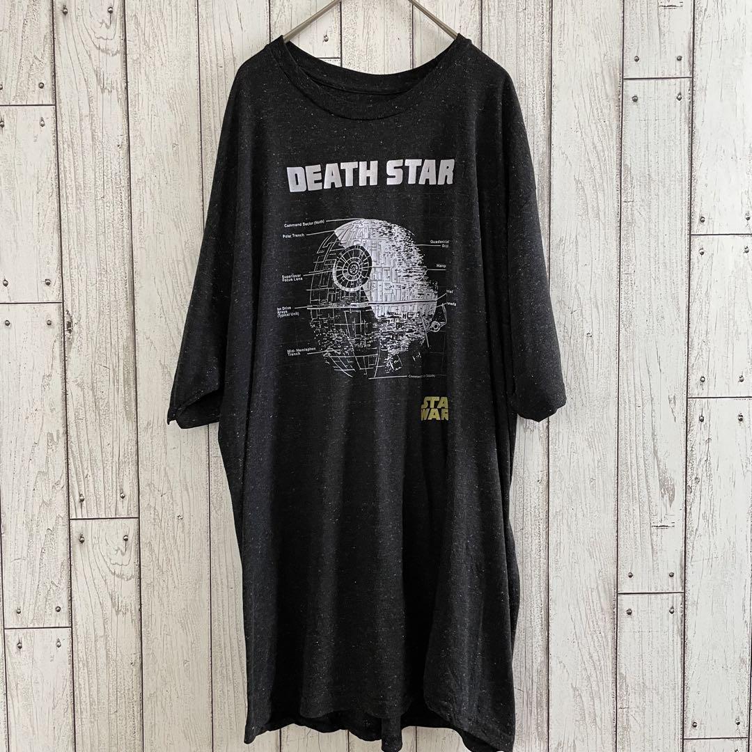 【美品】STAR WARS デス•スター グラフィック 半袖Tシャツ 黒 2XL