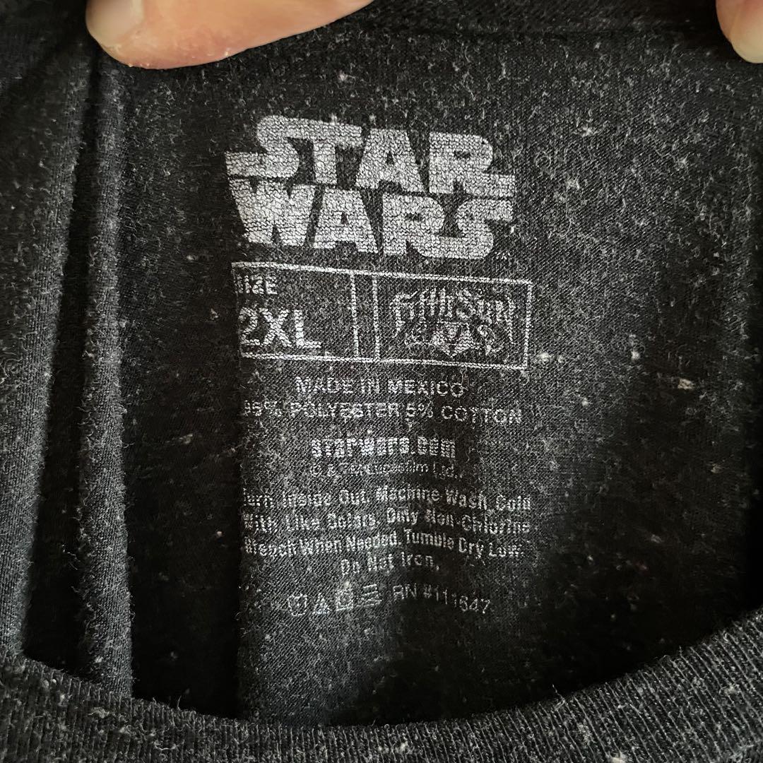 【美品】STAR WARS デス•スター グラフィック 半袖Tシャツ 黒 2XL