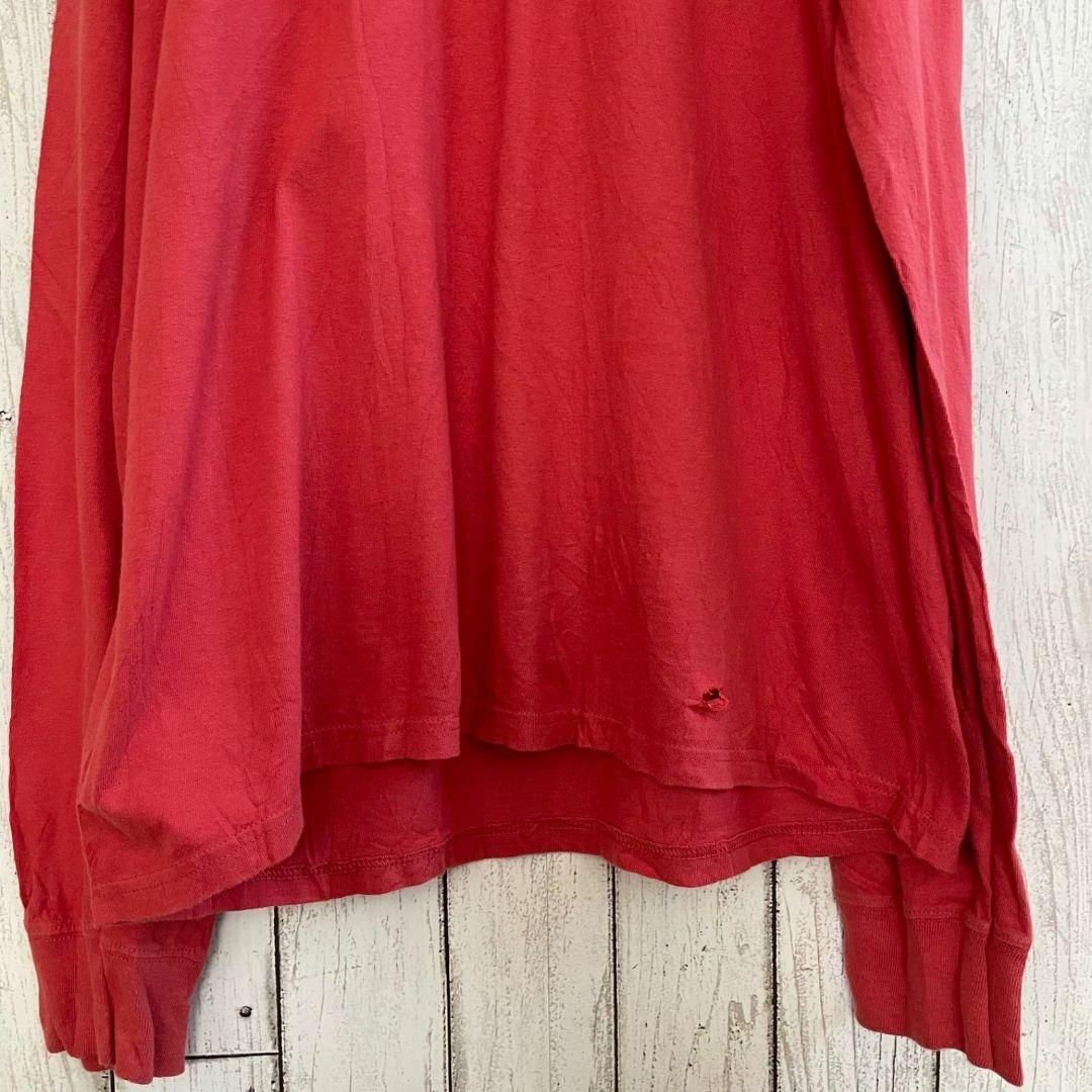Columbia コロンビア メンズ ロングTシャツ Lサイズ レッド