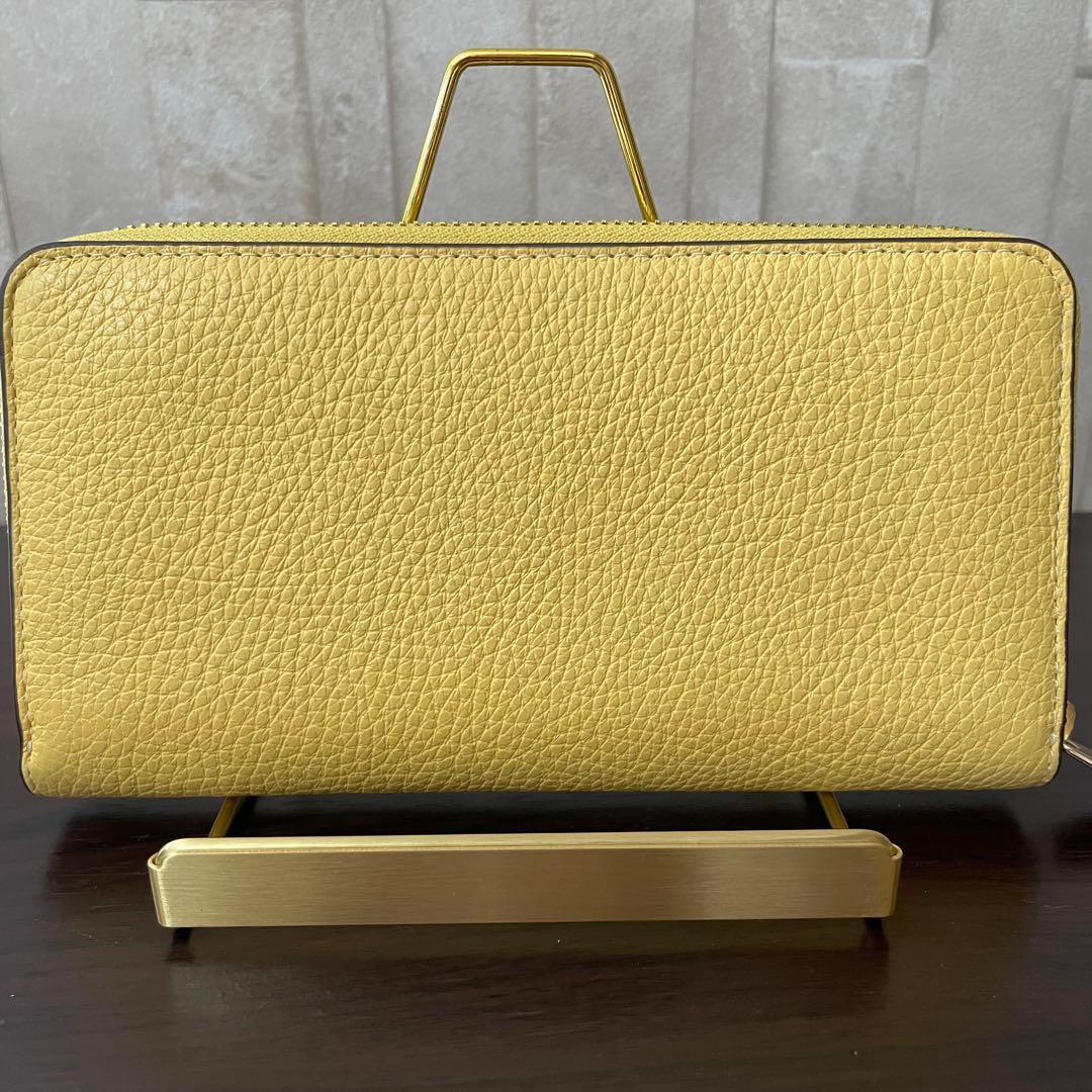訳あり新品 COACH 長財布 イエロー