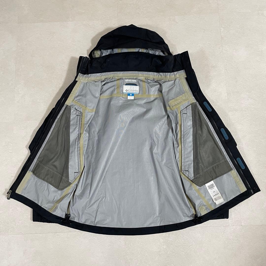 古着 Columbia マウンテンパーカー OMNI-DRY ブラック S