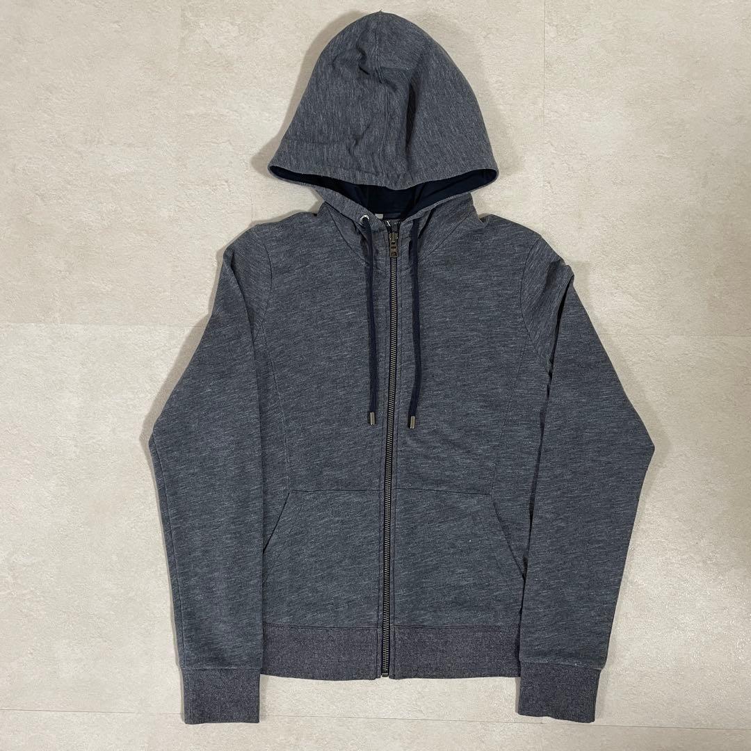 【美品】ARMANI EXCHANGE ジップアップパーカー XXS グレー