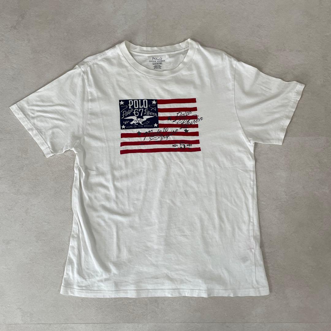 【美品】POLO RALPH LAUREN 半袖Tシャツ 160 ホワイト
