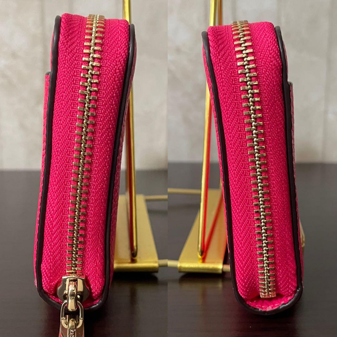 訳あり新品 kate spade 長財布 ピンク