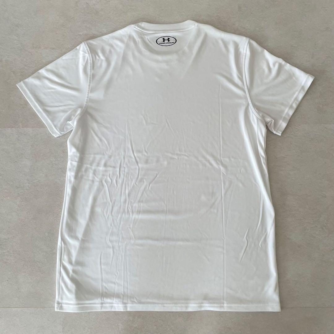 【美品】古着 UNDER ARMOUR 半袖Tシャツ XLサイズ ホワイト