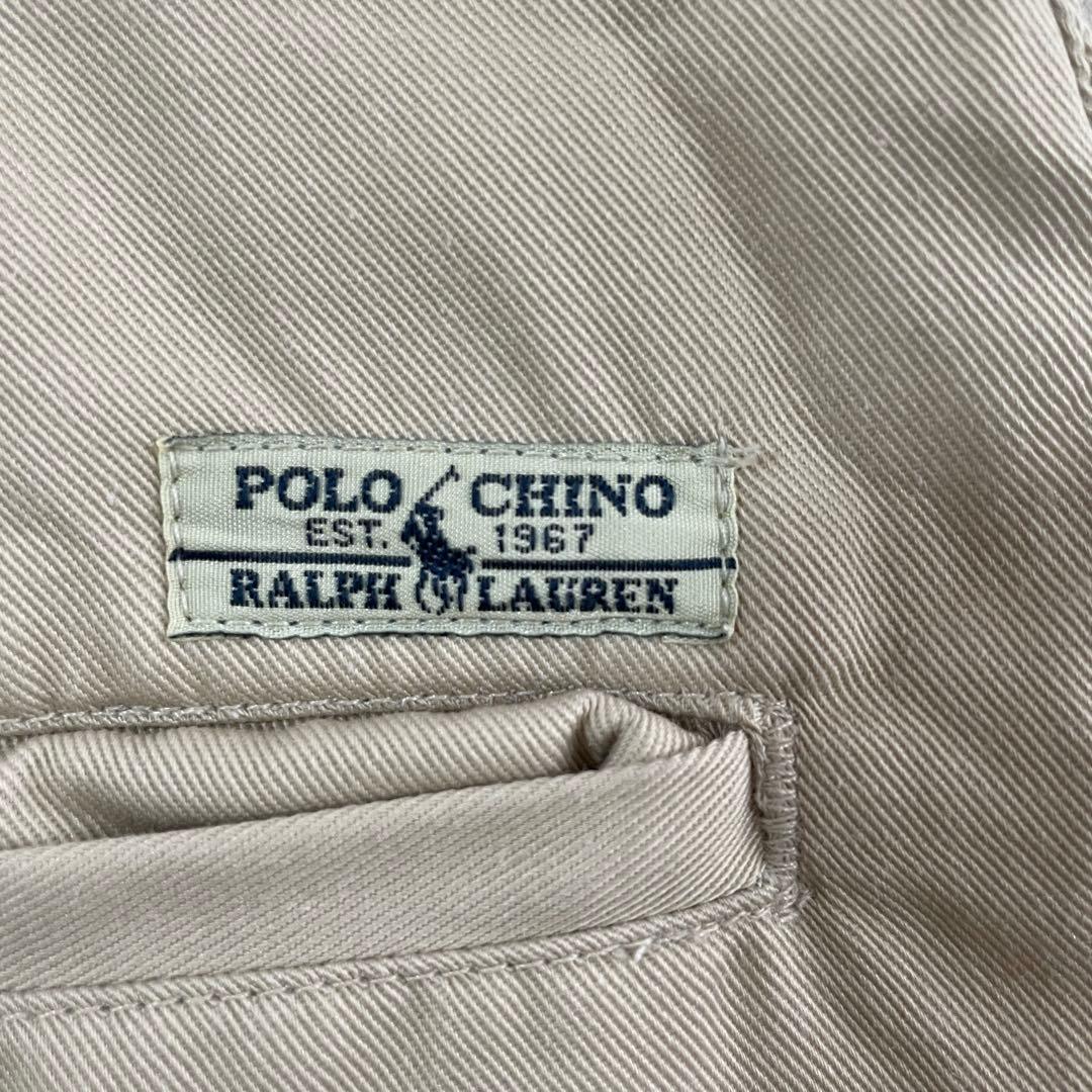 古着 POLO RALPH LAUREN ベージュ ハーフパンツ サイズ30