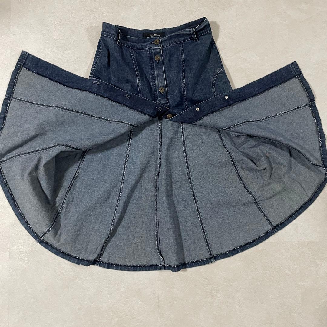 古着 MaxMara WEEKEND フレアスカート デニム イタリア製 44