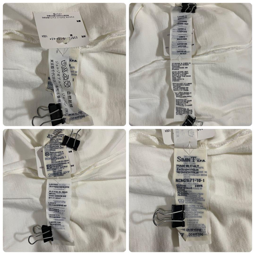 【新品未使用タグ付】EMPORIO ARMANI クリーム色 イタリア製