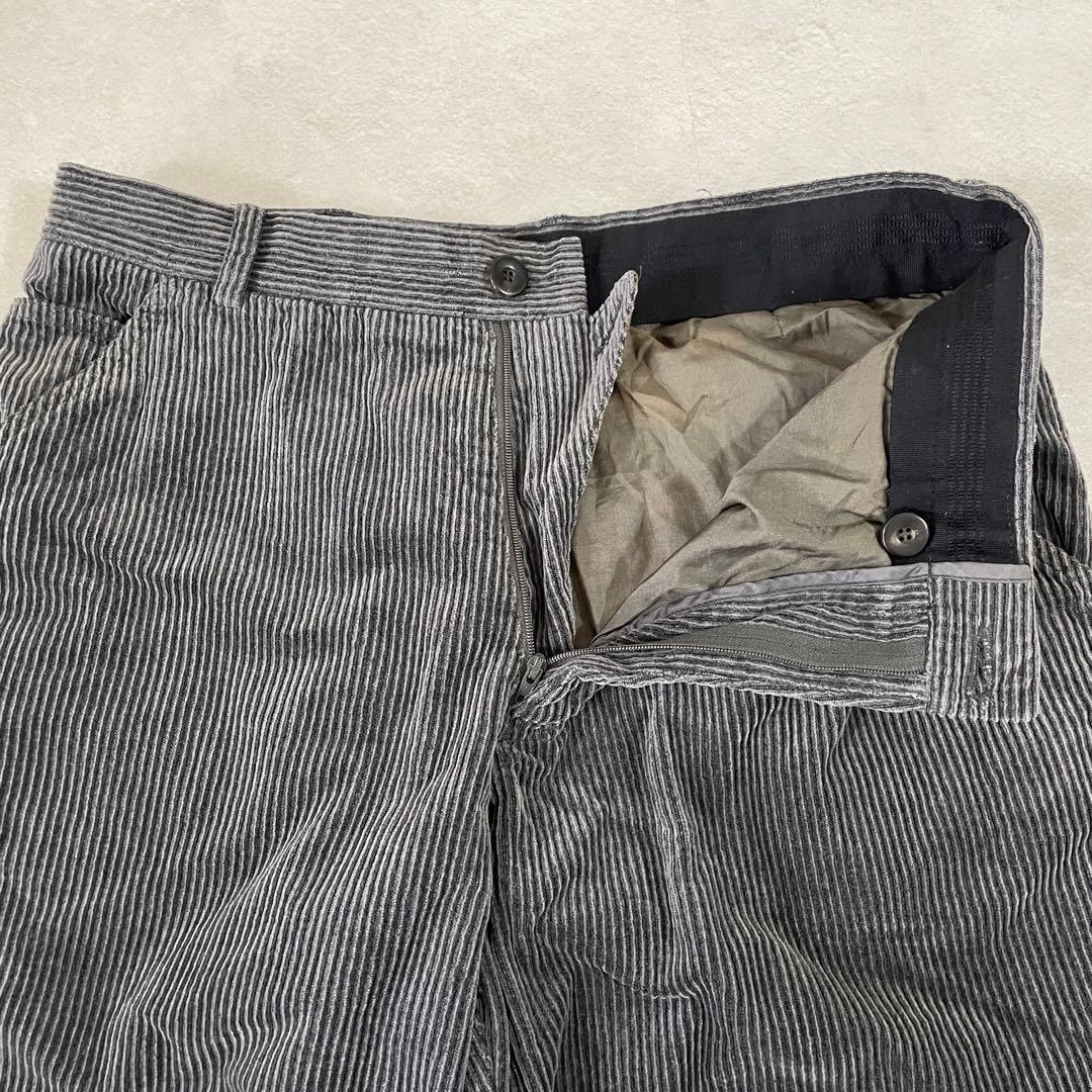 【美品】GIORGIO ARMANI コーデュロイパンツ イタリア製 グレー