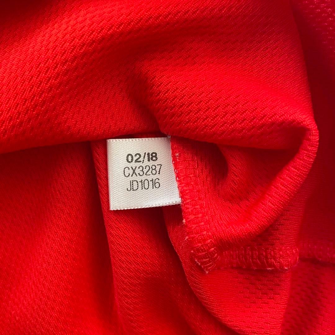 【美品】古着 adidas 半袖Tシャツ スポーツウェア 0サイズ レッド