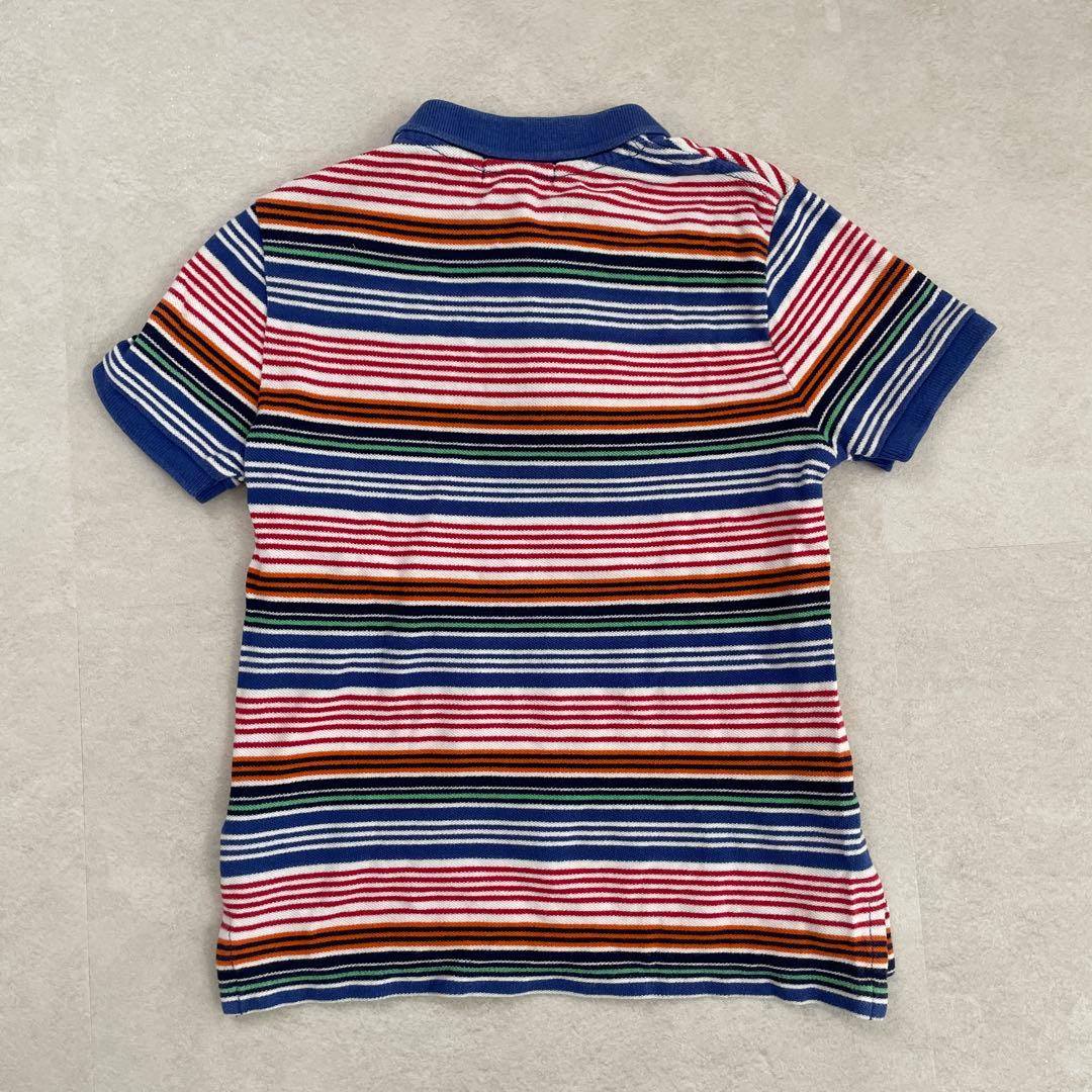 【美品】90s POLO RALPH LAUREN 半袖ポロシャツ ボーダー柄
