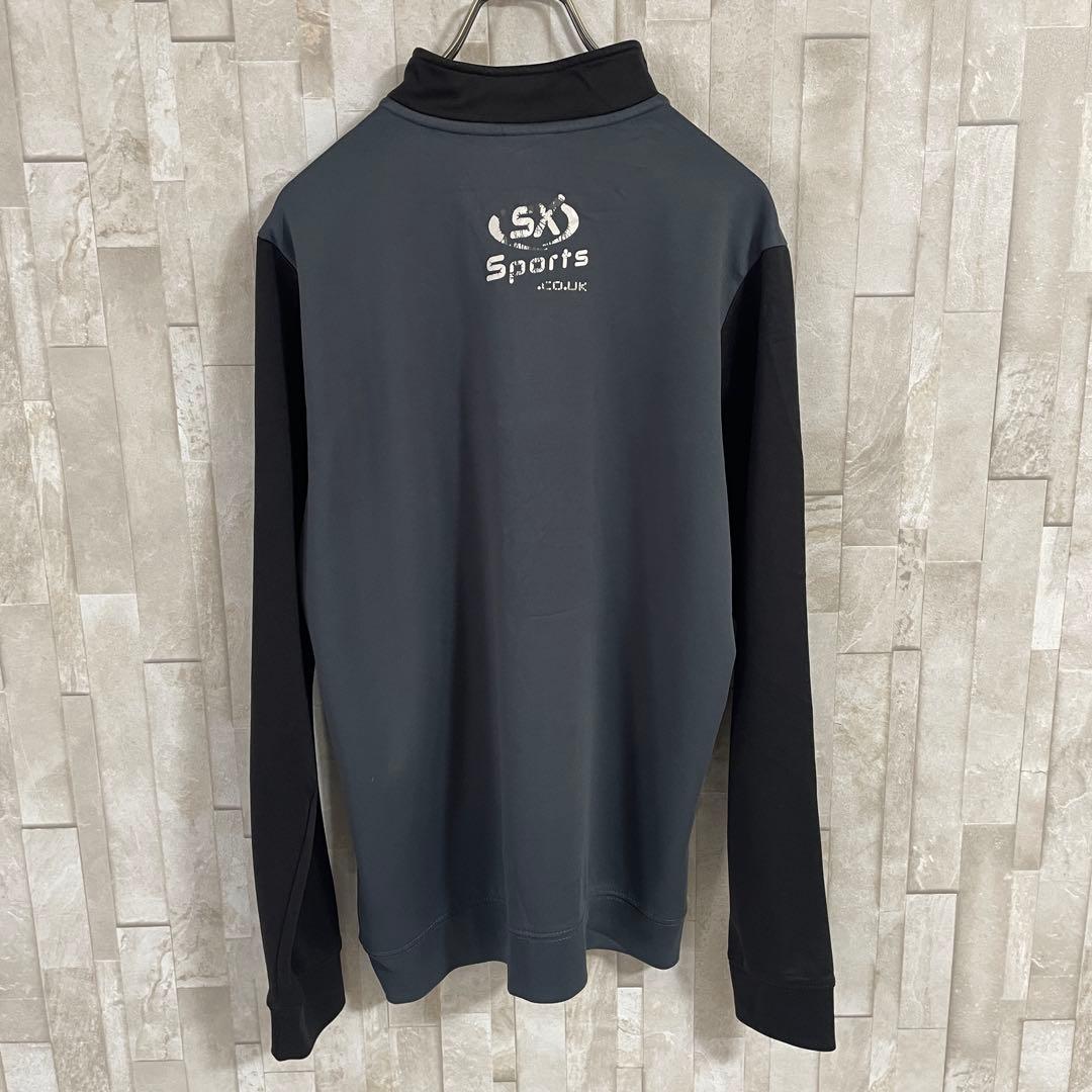 古着 Joma トラックジャケット 紋章ワッペン刺繍 1/4ジップ ピステ M