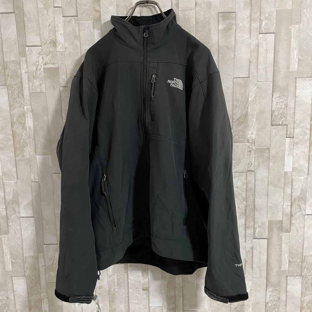 古着 THE NORTH FACE ソフトシェルジャケット APEX 黒色 L – OMNISTYLE