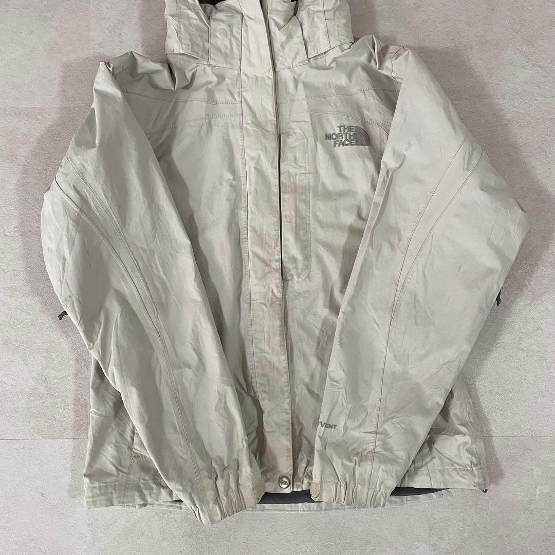 古着 THE NORTH FACE マウンテンパーカー HYVENT 白色 M