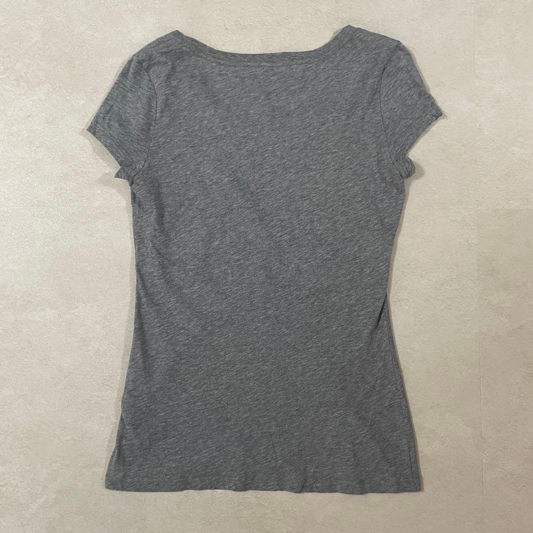 【美品】COACH 半袖Tシャツ ビックプリント サイズXS グレー
