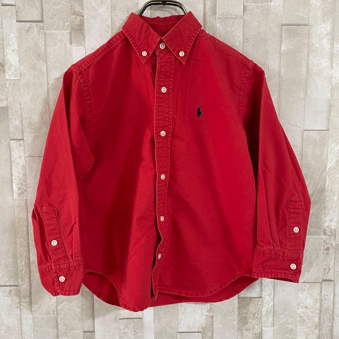 【美品】90s POLO RALPH LAUREN 長袖シャツ ポニー 5