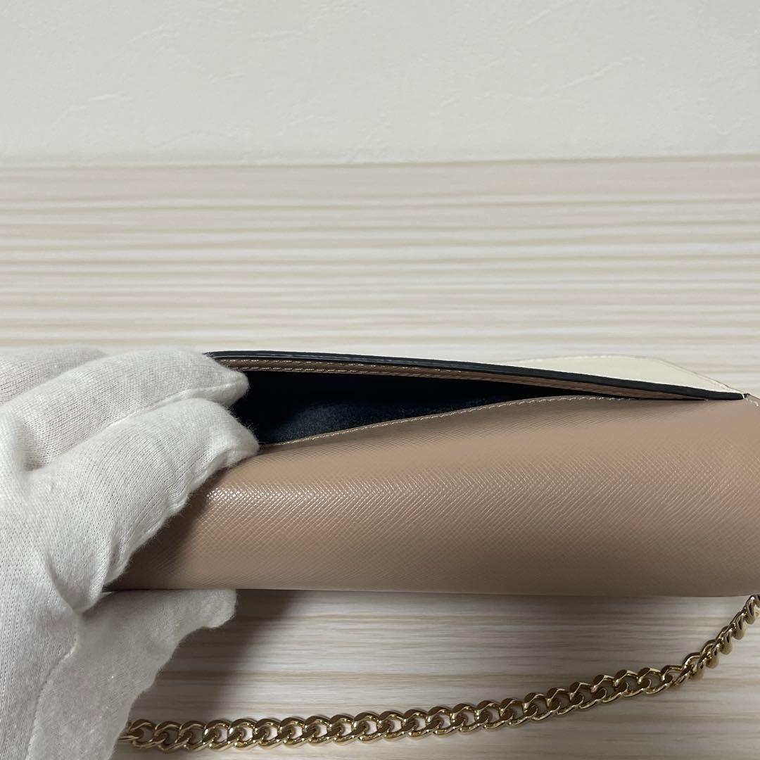 訳あり新品 kate spade ハンドバッグ ベージュ/マルチ