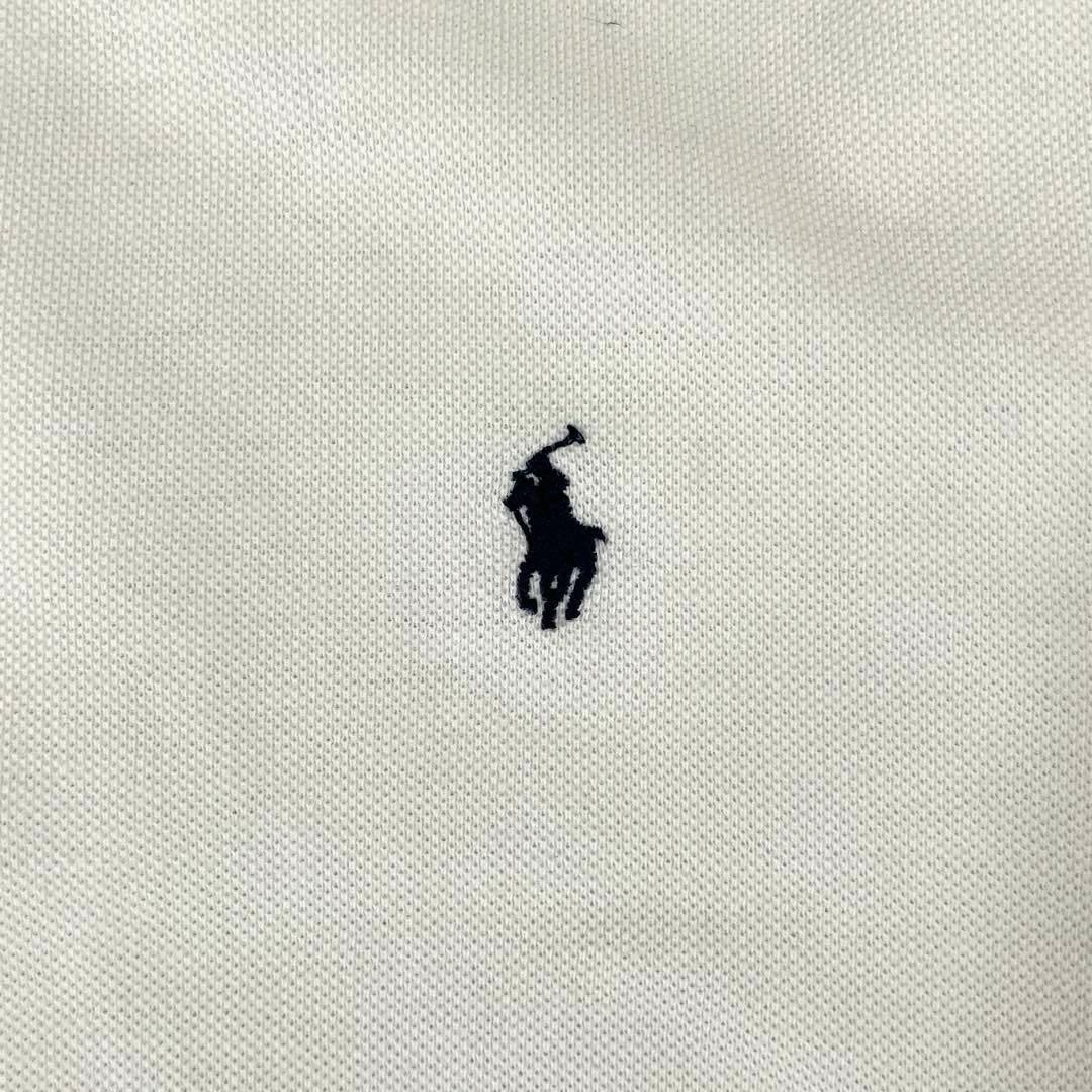 90s POLO RALPH LAUREN 半袖ポロシャツ XL ホワイト
