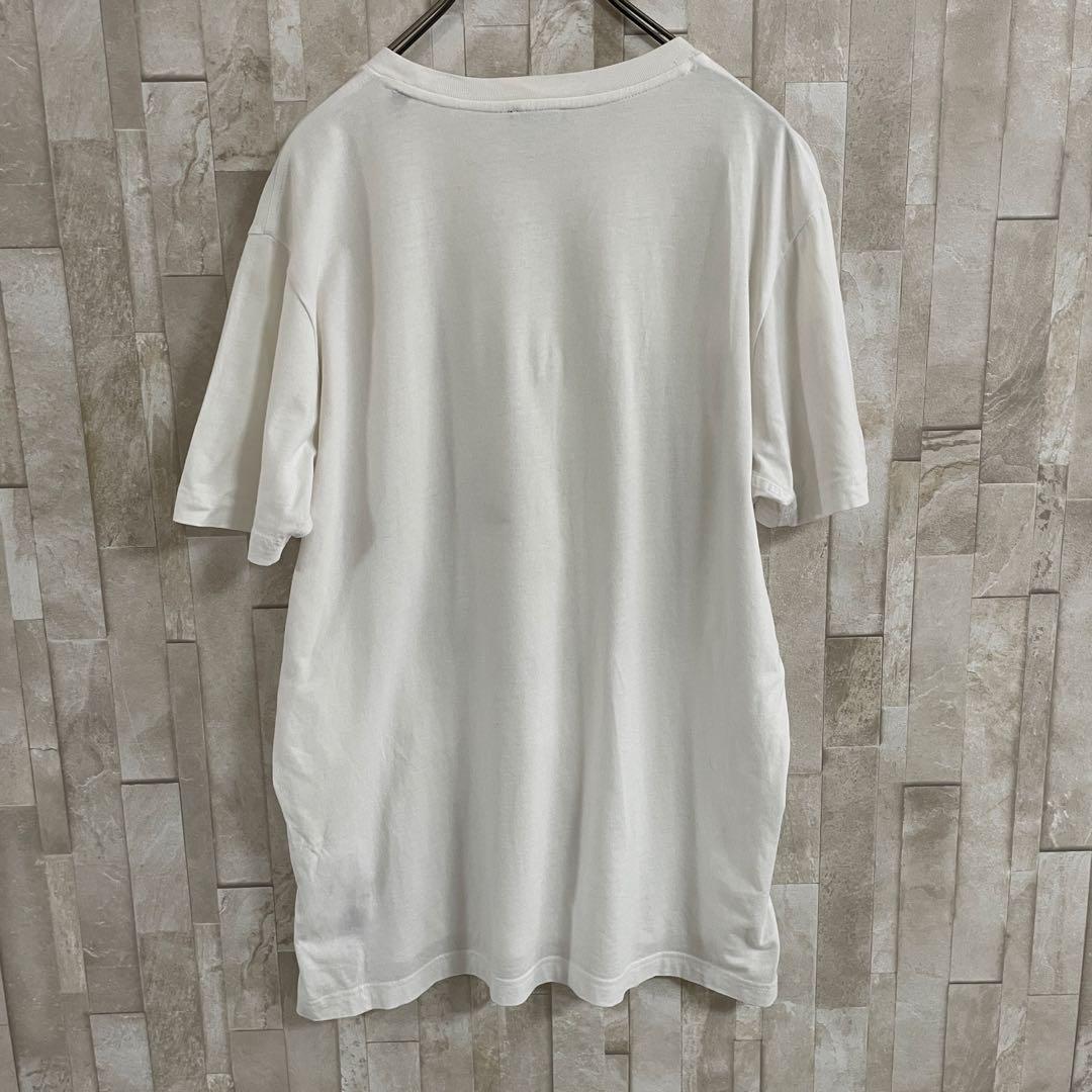 古着 DIESEL グラフィック刺繍 半袖Tシャツ Mサイズ ホワイト