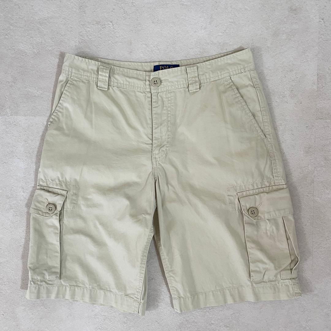 【美品】 POLO RALPH LAUREN ハーフパンツ 16 ベージュ