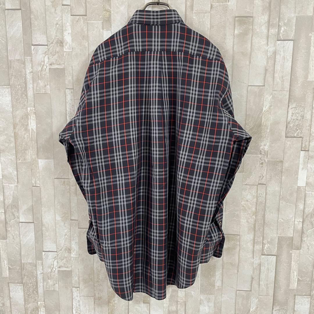【美品】90s BURBERRYS 長袖シャツ バーバリーチェック サイズMA