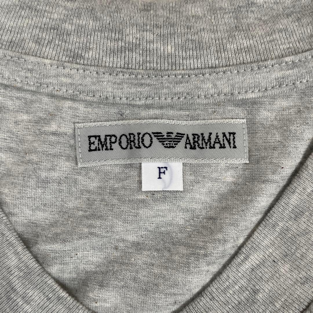 【美品】EMPORIO ARMANI Tシャツ サイズF グレー