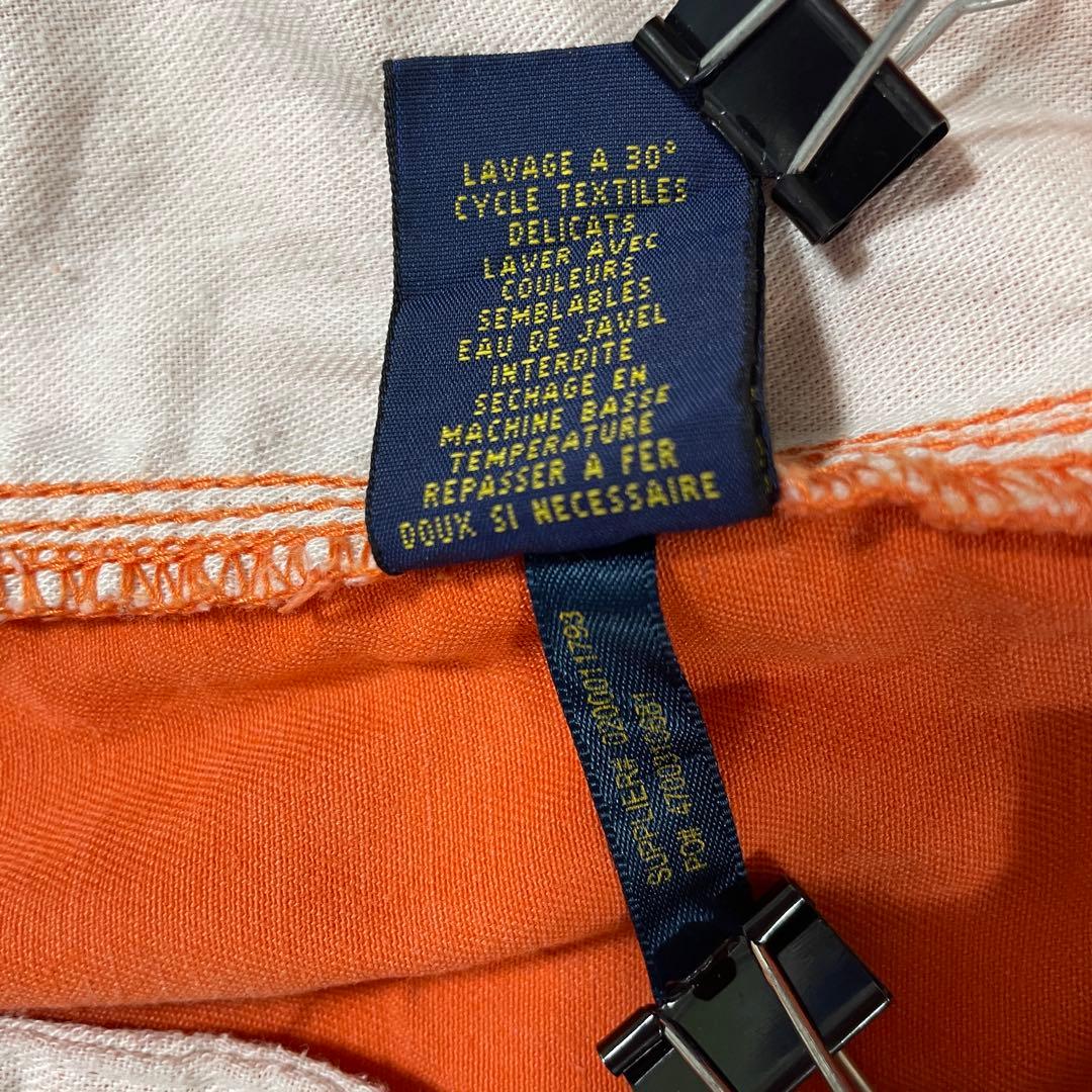 【美品】POLO RALPH LAUREN ハーフパンツ サイズ8 オレンジ