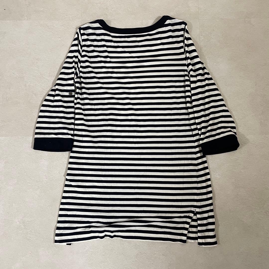 古着 BURBERRY LONDON 七分袖 Tシャツ サイズ2 ボーダー